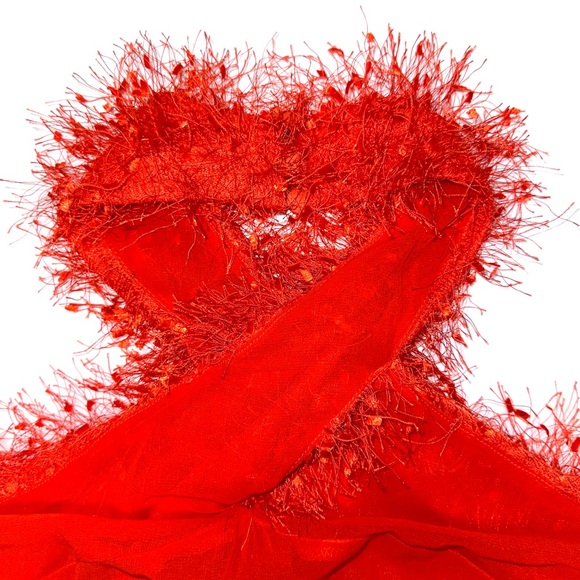 Zara Fringe Halter Blogger Favorite Mini Dress - Picture 13 of 16